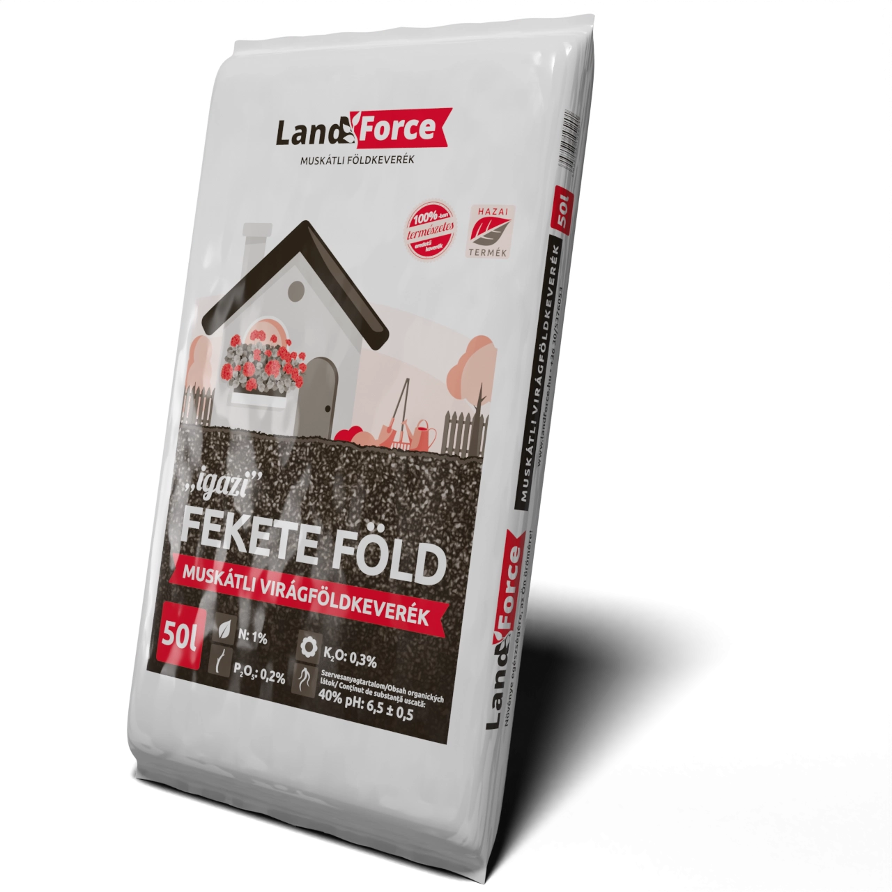 Landforce Fekete Muskátli föld 50 l