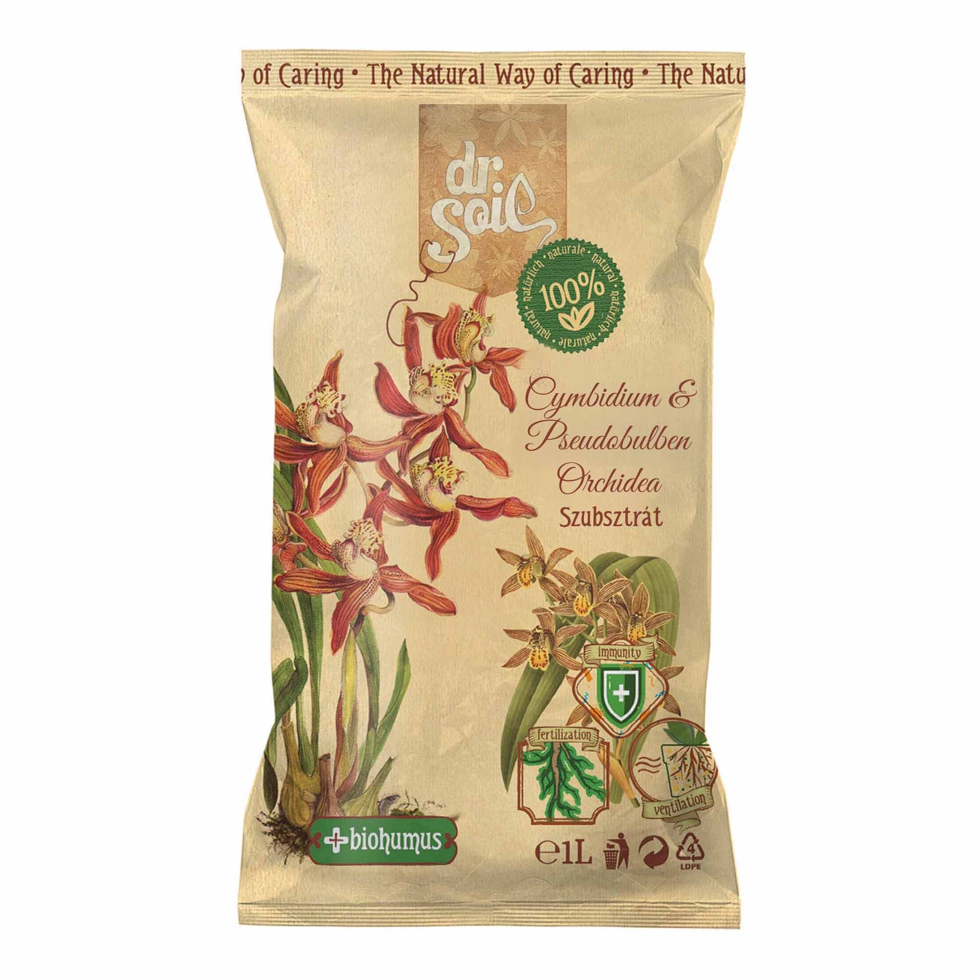 Dr.Soil Cymbidium & Pseudobulben orchidea szubsztrát 1 l